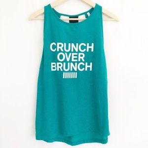 VSX 'Crunch Over Brunch' graphic muscle tank